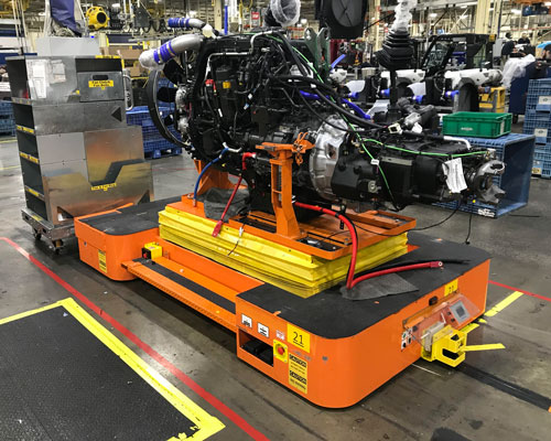 Fiberglass Strips Improve the Safety of Automated Guided Vehicles
