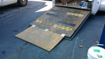 trailer door