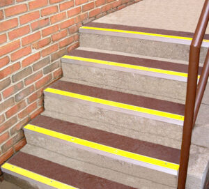 stairs with anti-slip solution