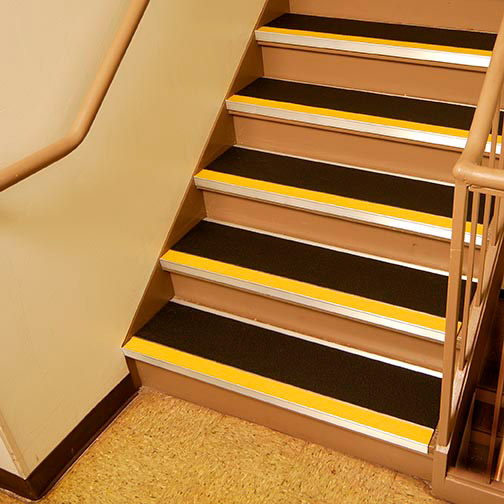 Slip Resistant Aluminum Stair Treads