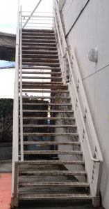 Non-Slip Fiberglass Tread Solution for Hazardous Stairs